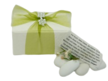 Gastgeschenke mit Hochzeitsmandeln, individuelle Giveaways zur Hochzeit, Silberhochzeit, Goldene Hochzeit, Kommunion, Konfirmation, Taufe oder Geburtstag